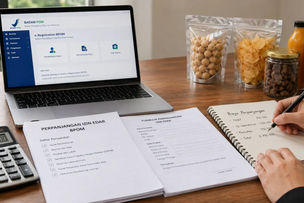 Cara Perpanjangan Izin BPOM 2026: Syarat Hingga Biaya